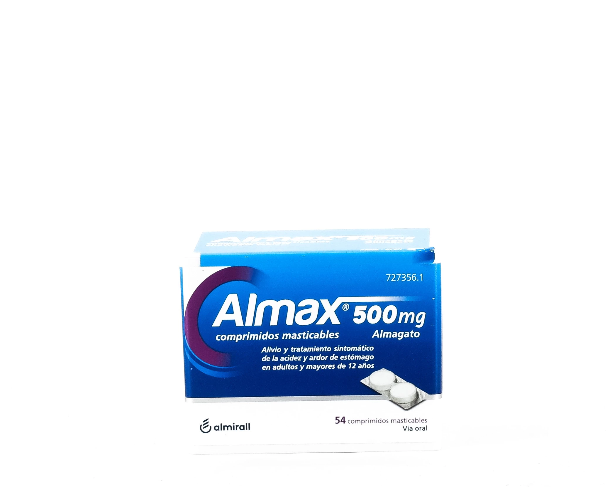 ALMAX 500 MG 54 COMPRIMIDOS MASTICABLES