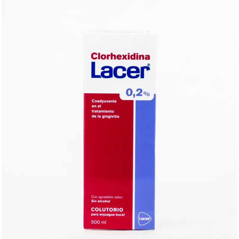 Lacer Colutorio Clorhexidina 0.2%, 500ml.