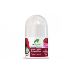 Dr Organic Desodorante Rose Otto, 50ml.