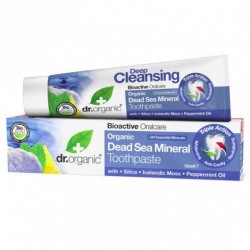 Dr Organic Pasta de dientes de minerales del mar Muerto, 100ml.