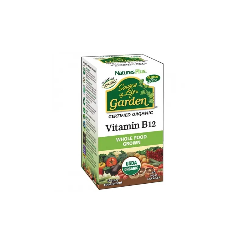 Natures plus Garden Vitamina B12 60 Caps.
