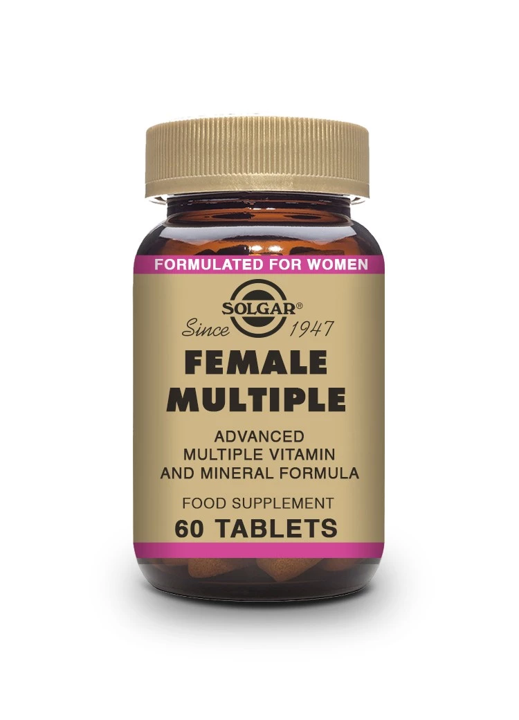 Solgar Female Multiple Mujer, 60 Comp.