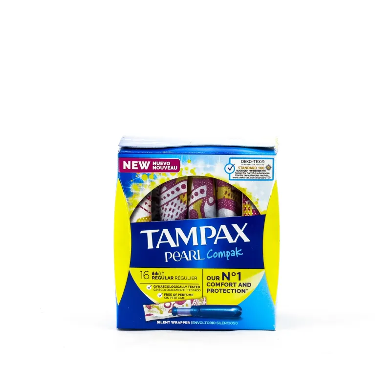Tampax Compak Pearl Regular, 18 Uds.