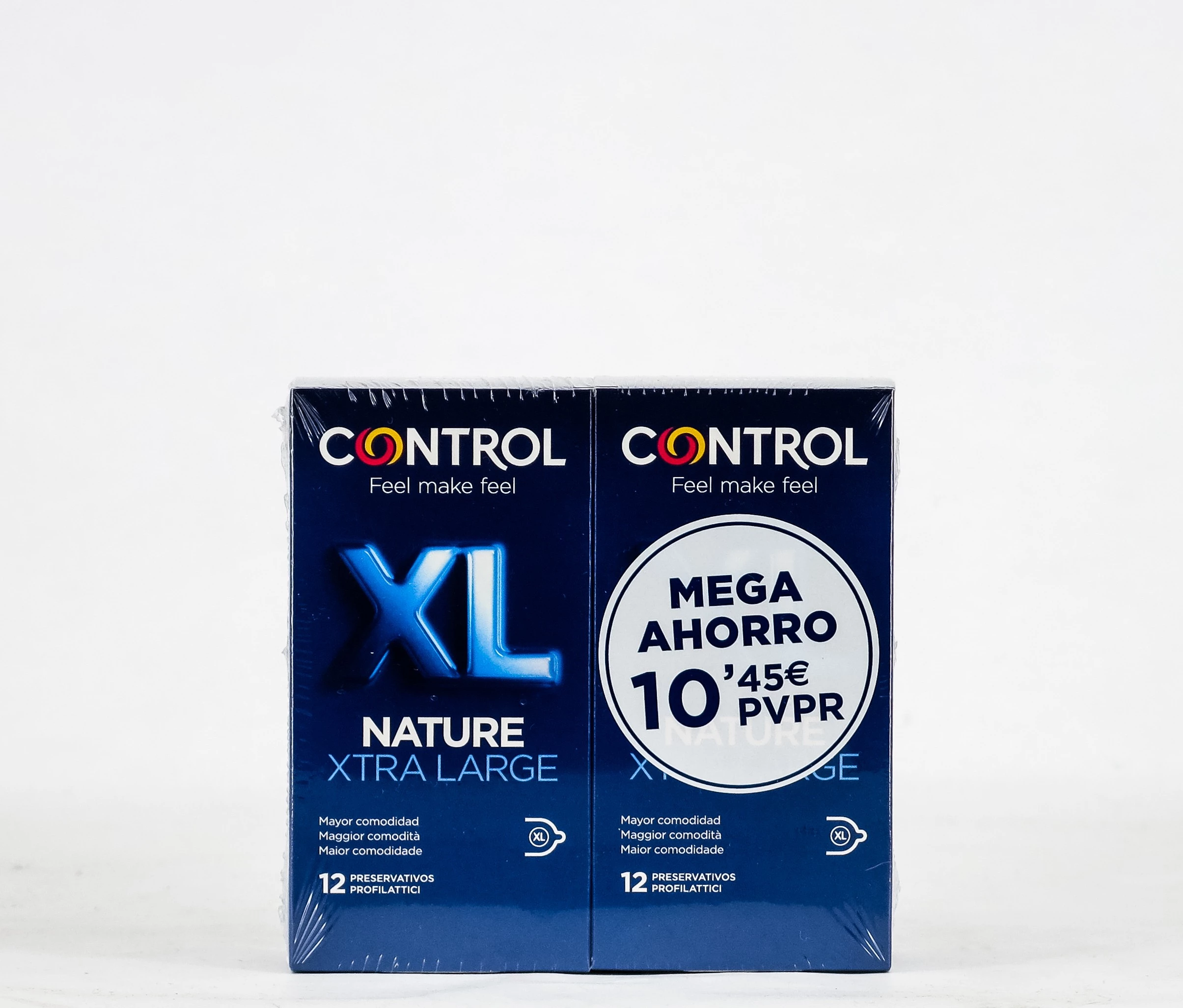 Control Nature XL AHORRO, 12+12 Preservativos.