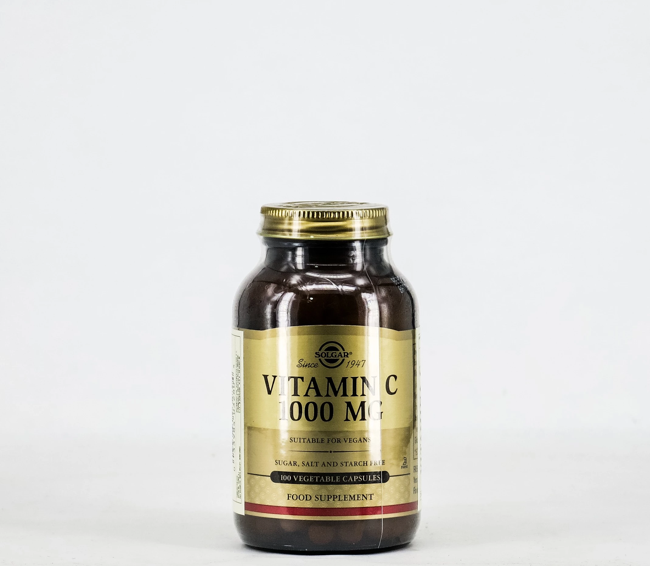 Solgar Vitamina C 1000 mg, 100 VCaps.