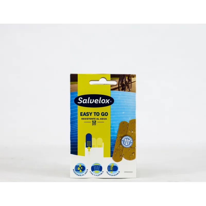 Salvelox Easy To Go Apósito Adhesivo Resistente, 12 Uds. Salvelox Easy To Go Apósito Adhesivo Resistente, 12 Uds.