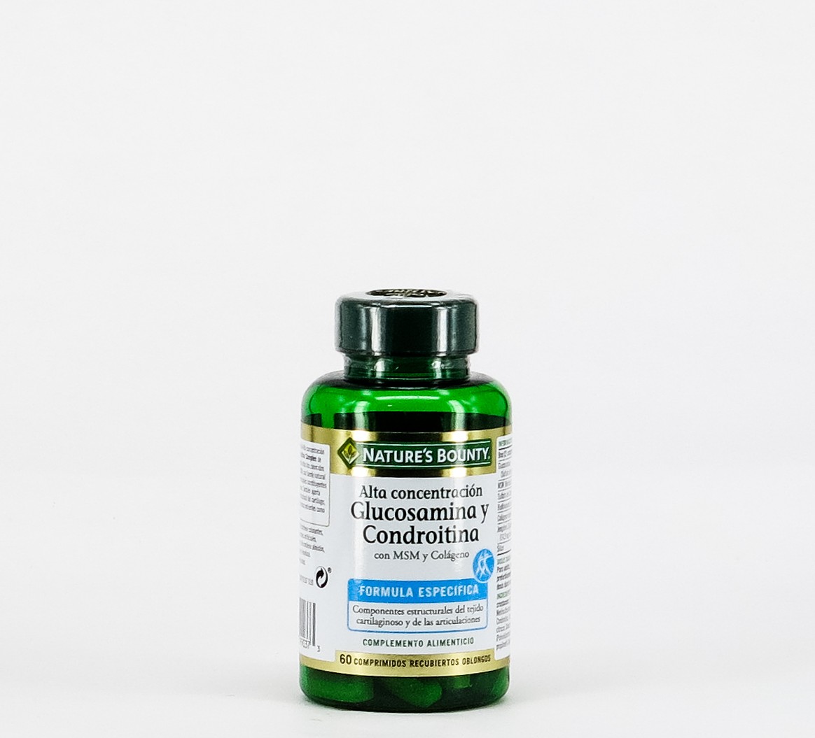 Comprar Nature's Bounty Glucosamina Condroitina + MSM + Colágeno, 60 Comp  al mejor precio