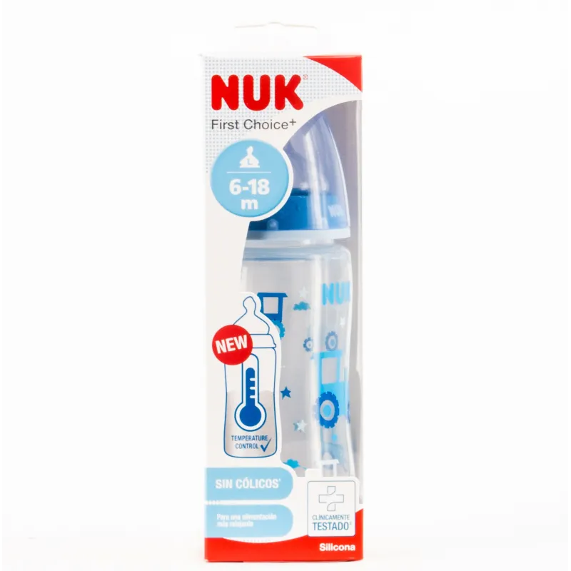 NUK Biberon Silicona L, 300ml.