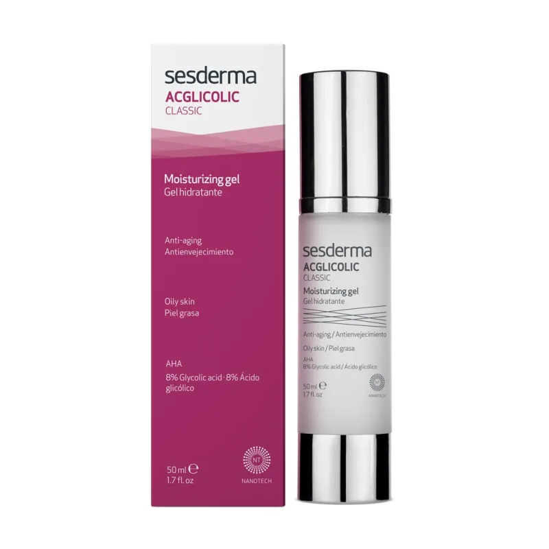 Sesderma AcGlicolic Gel Hidratante 8% Glicólico, 50ml. Sesderma AcGlicolic Gel Hidratante 8% Glicólico, 50ml.
