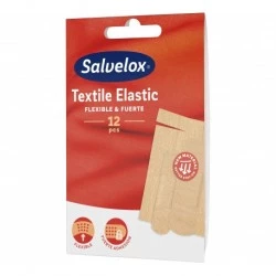 Salvelox Apósitos Adhesivos Elásticos 3 Tamaños, 12 Uds.