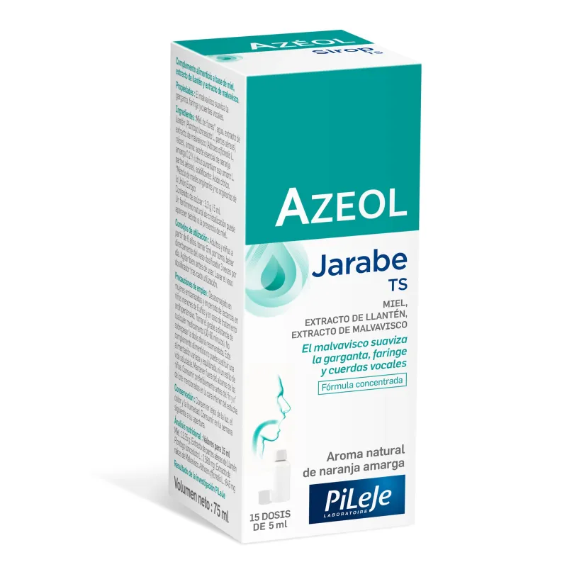Pileje Azeol Jarabe TS, 75 ml