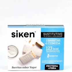 Siken Form Barrita Sustitutiva Yogurt, 8x44g.