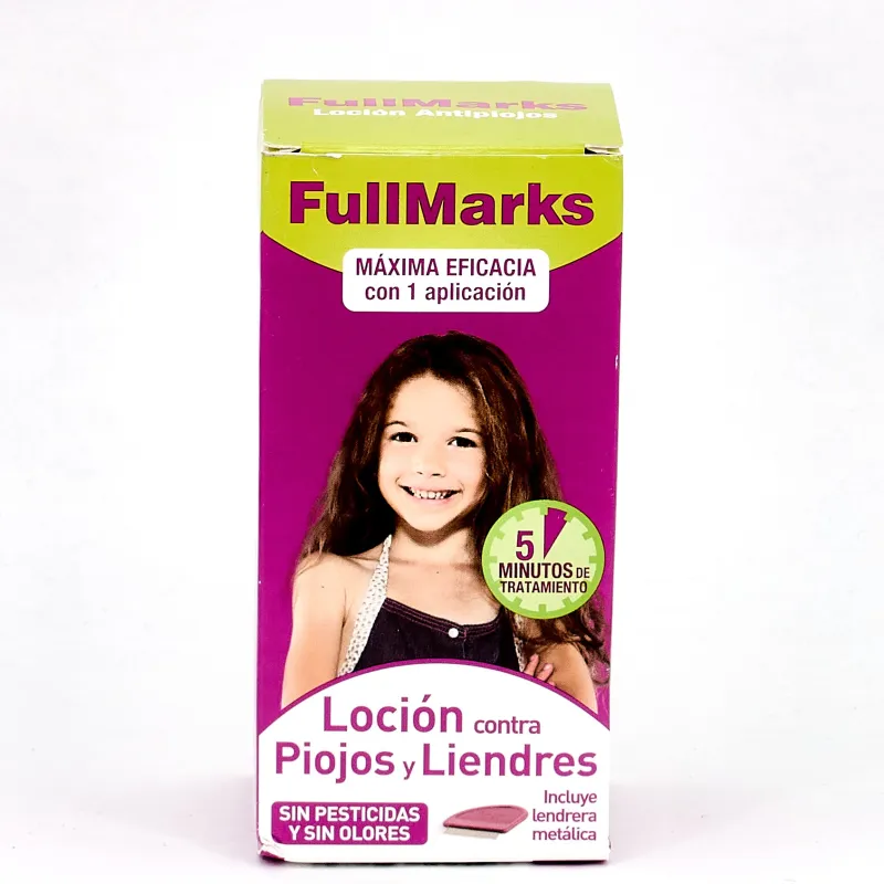 Fullmarks Loción antipiojos, 100ml. Fullmarks Loción antipiojos, 100ml.