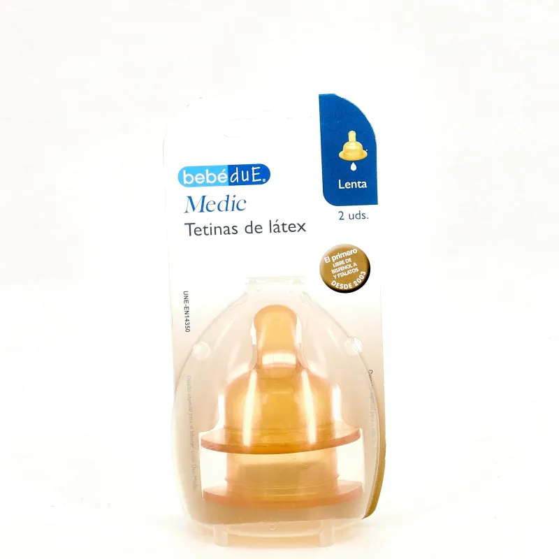 BebeDue Tetina Latex Flujo Lento BebeDue Tetina Latex Flujo Lento
