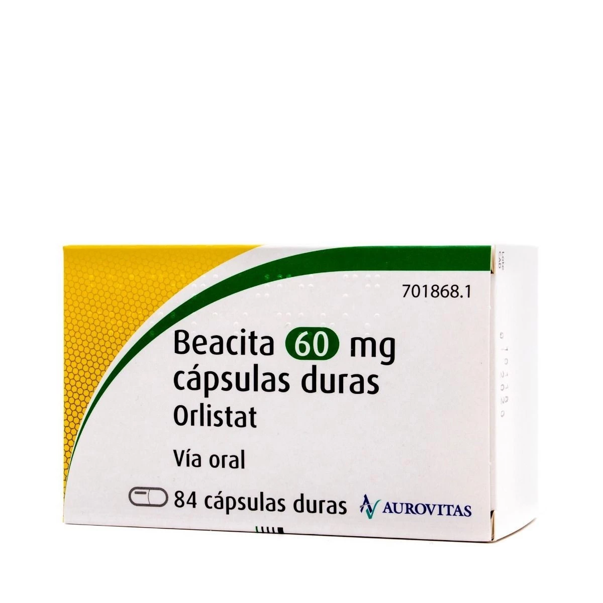 Beacita 60mg, 84 cápsulas.