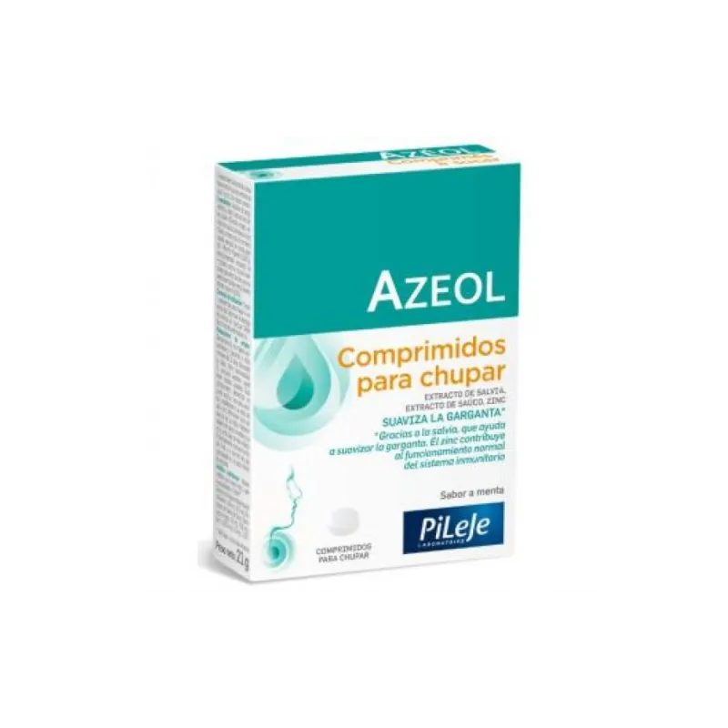Pileje Azeol Comprimidos Garganta, 30 comprimidos. Pileje Azeol Comprimidos Garganta, 30 comprimidos.