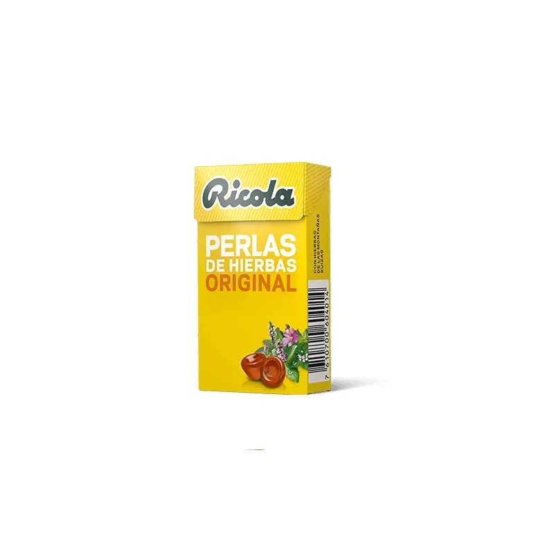 Ricola perlas de hierbas original, 25g. Ricola perlas de hierbas original, 25g.