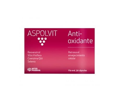 Aspolvit antioxidante, 30 cápsulas