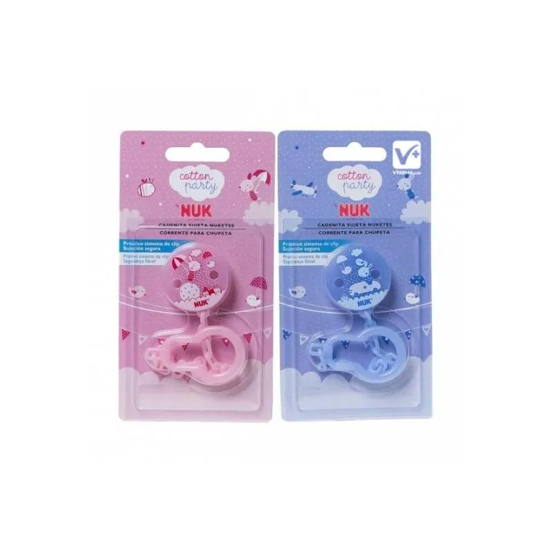 NUK Cadenita Chupete Cotton Party NUK Cadenita Chupete Cotton Party