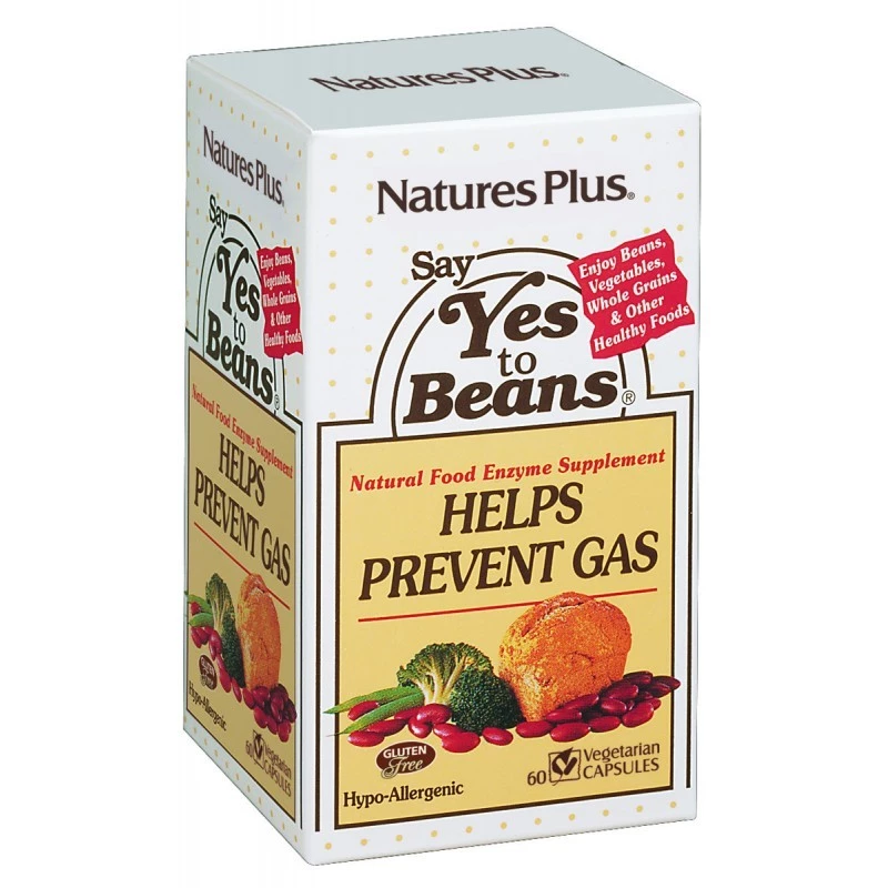 Natures Plus Say Yes to Beans, 60 cápsulas.