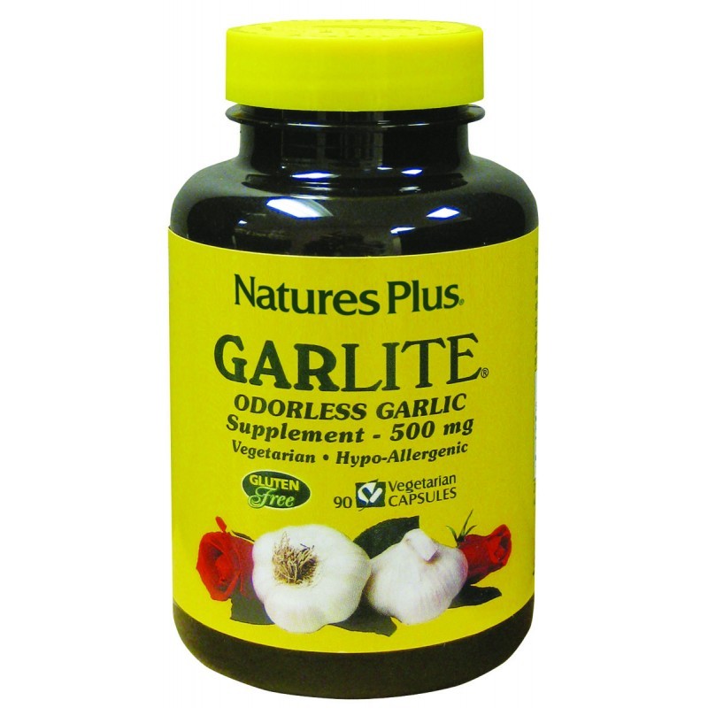 Natures Plus Garlite, 90 cápsulas.