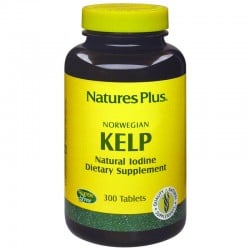 Natures Plus Kelp Yodo, 300 comprimidos.