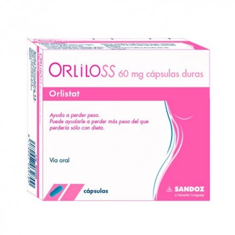 Orliloss 60mg, 120 cápsulas.