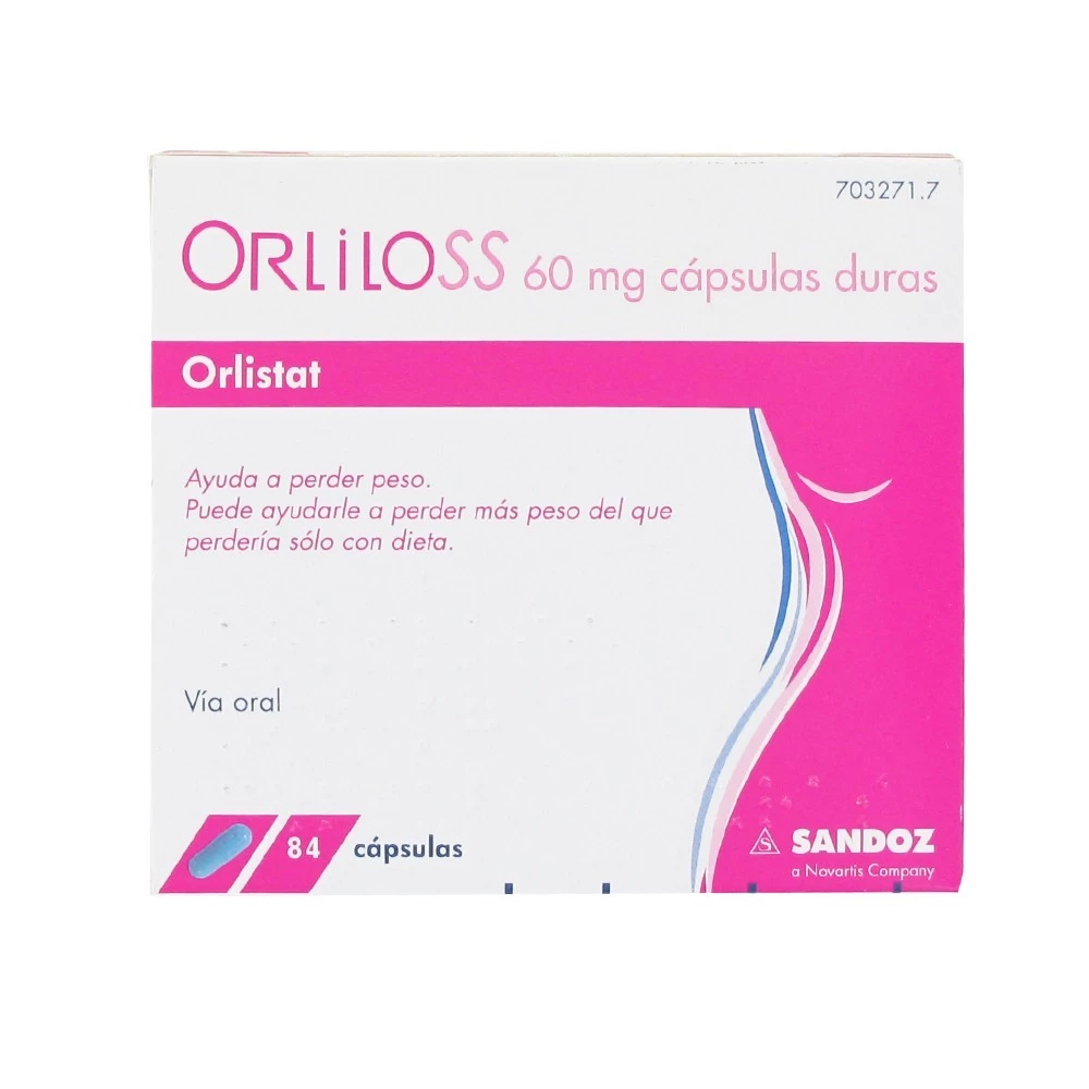 Orliloss 60mg, 84 cápsulas.