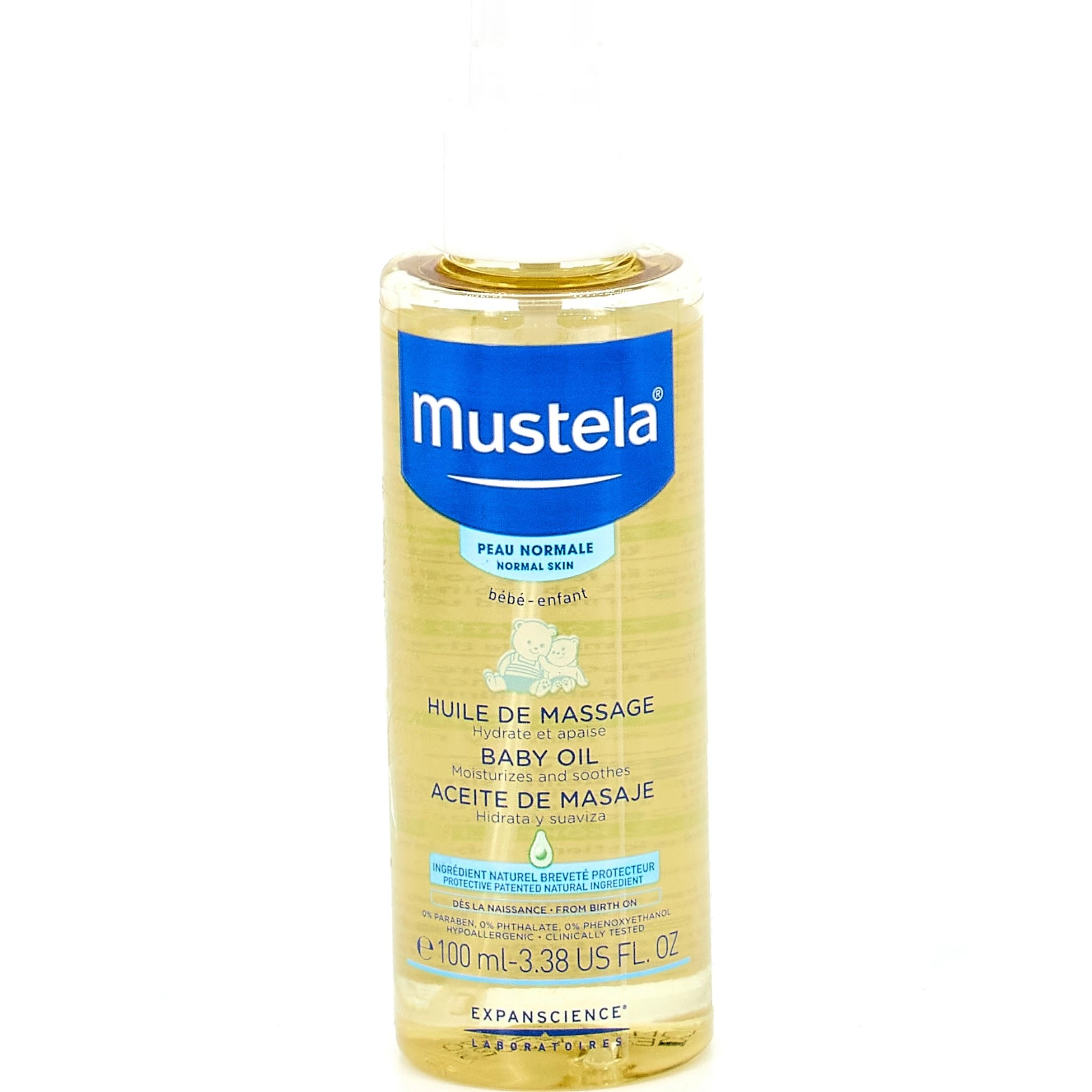 Mustela Aceite de Masaje, 110ml.