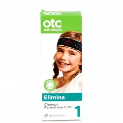 OTC Antipiojos Permetrina 1.5% Champú Antipiojos