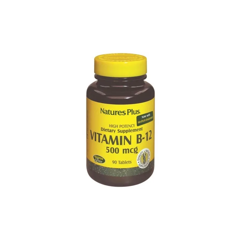 Natures Plus Vitamina B12 500 mcg, 90 Comp.