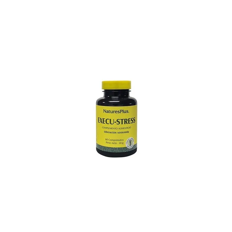 Natures Plus Execu-Stress, 60 comprimidos.