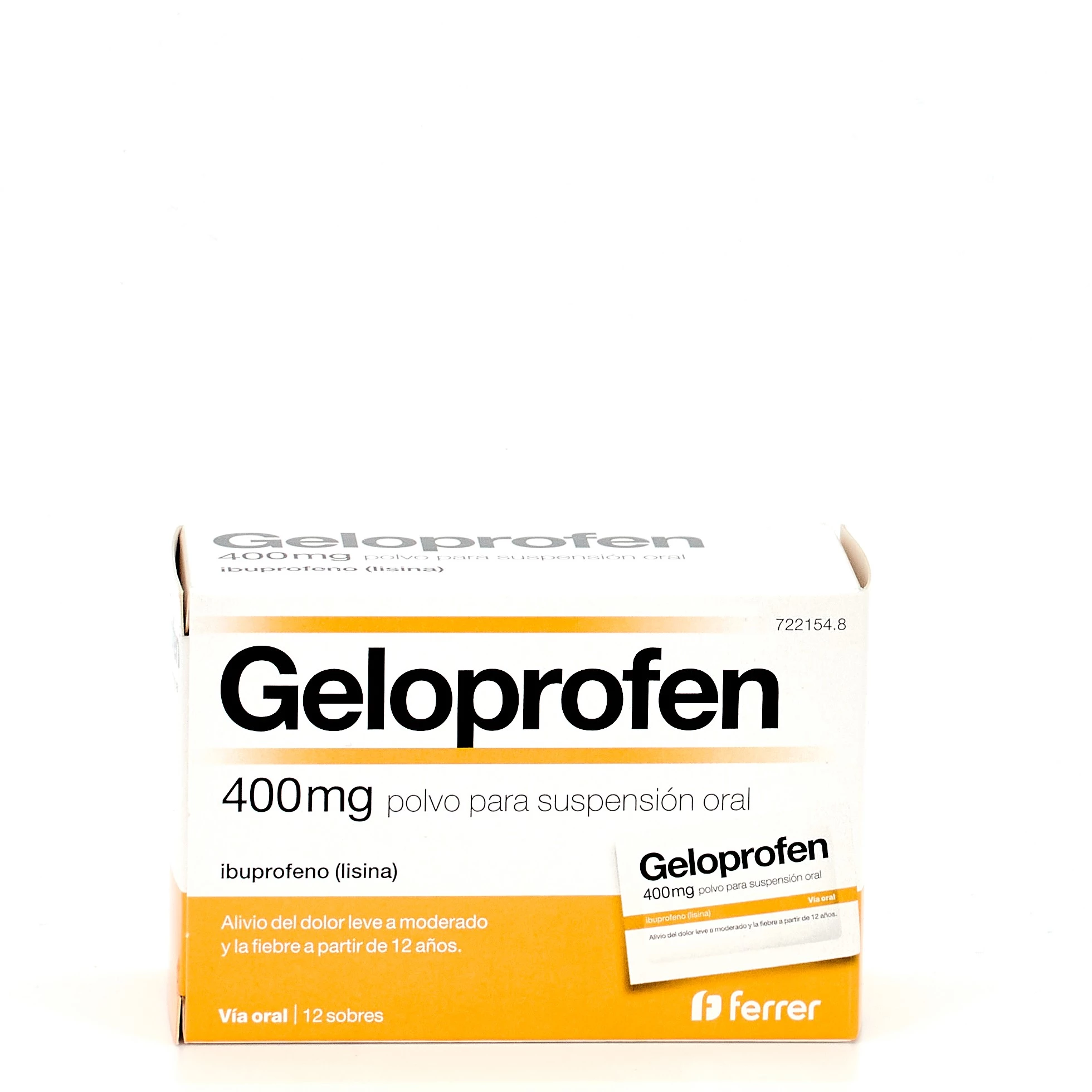 Geleprofen 400 mg, 12 Sobres.