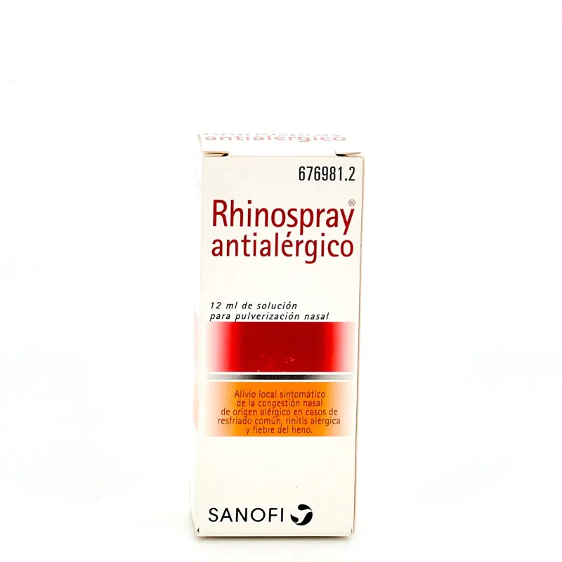 Rhinospray Antialérgico  5.05 MG/ML + 1.18 MG/ML Nebulizador nasal, 12ml.