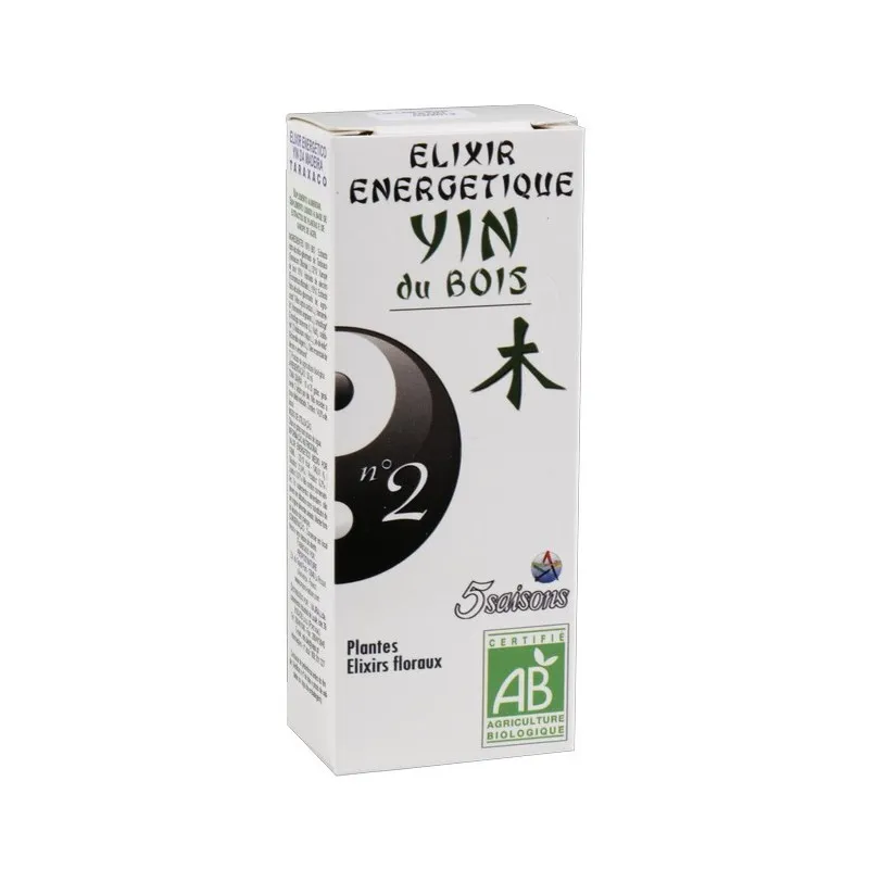 5 Saisons Elixir Nº2 Yin de la Madera, 50ml.