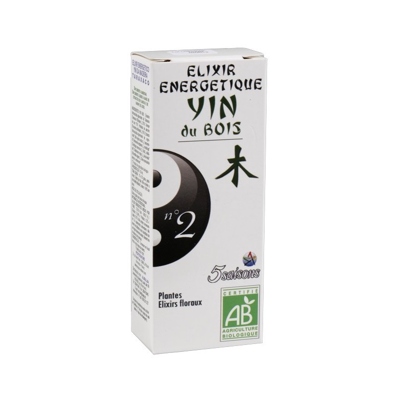 5 Saisons Elixir Nº2 Yin de la Madera, 50ml.
