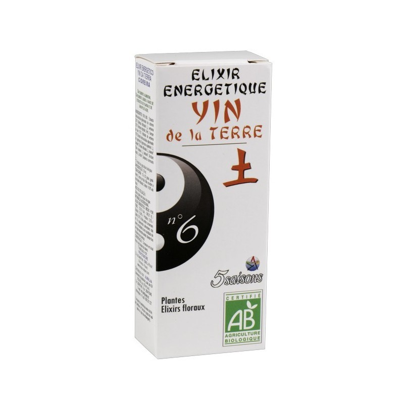 5 Saisons Elixir Nº6 Yin de la Tierra, 50ml.