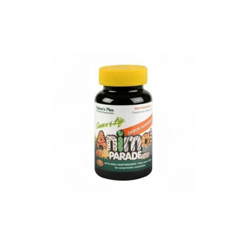 Natures Plus Animal Parade Multivit Naranja, 60 Comp.