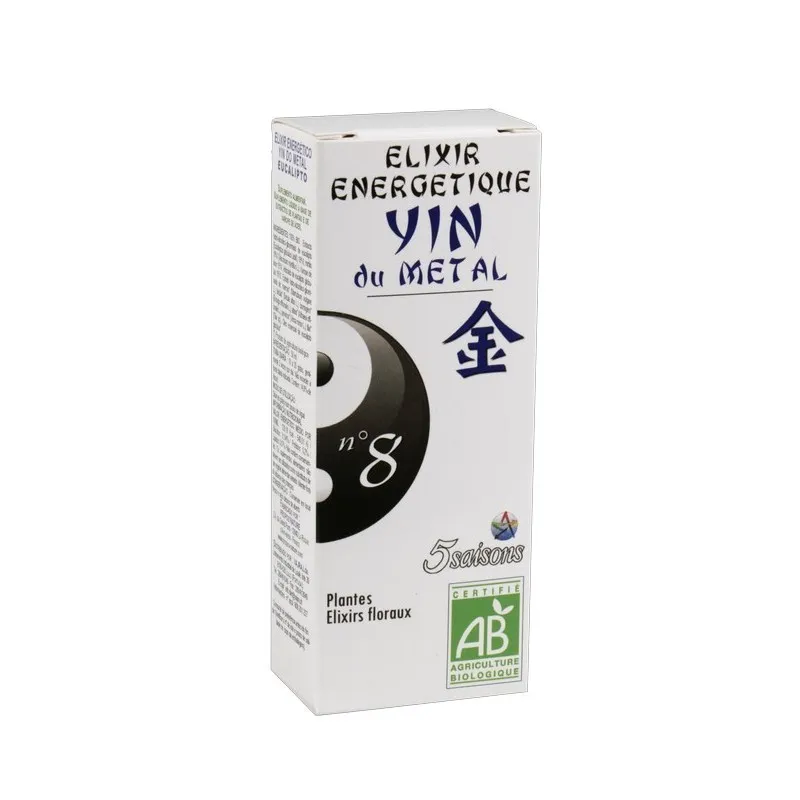 5 Saisons Elixir Nº8 Yin del Metal, 50ml.