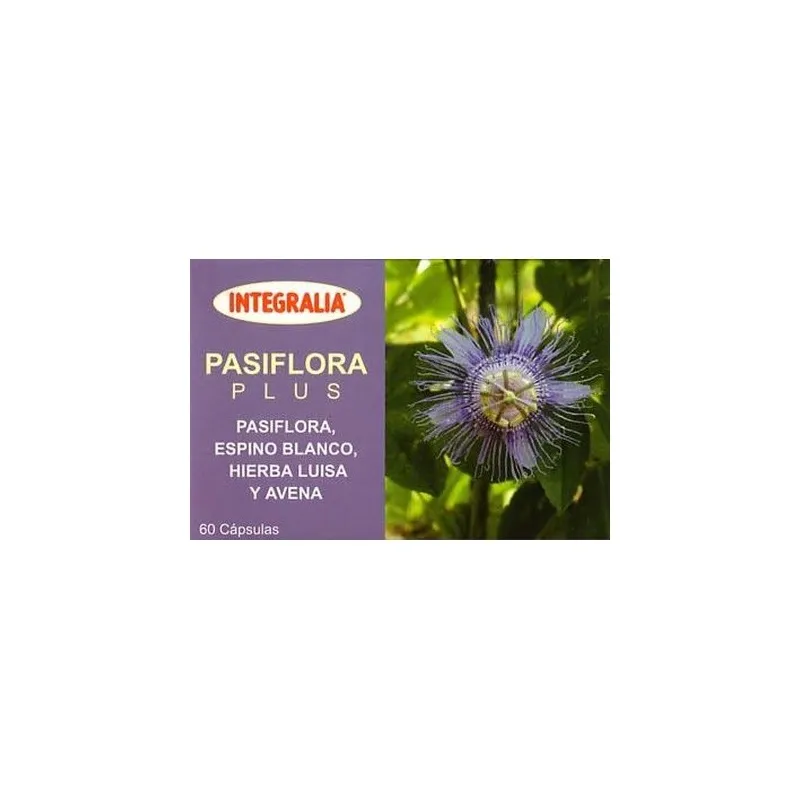Integralia Pasiflora Plus, 60 Cápsulas. Integralia Pasiflora Plus, 60 Cápsulas.