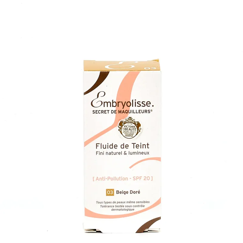 Embryolisse Liquid Foundation 03 Golden Beige, 30ml. Embryolisse Liquid Foundation 03 Golden Beige, 30ml.
