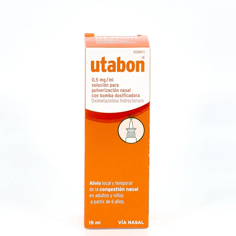 Utabon 0.5mg/ml pulverización nasal 15 ml con bomba dosificadora Utabon 0.5mg/ml pulverización nasal 15 ml con bomba dosificadora