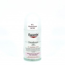 Eucerin Desodorante 0% Aluminio Roll-On, 50ml.