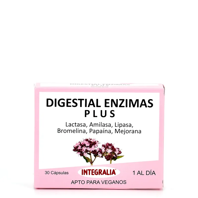 Integralia Digestial Enzimas Plus, 30 Caps. Integralia Digestial Enzimas Plus, 30 Caps.
