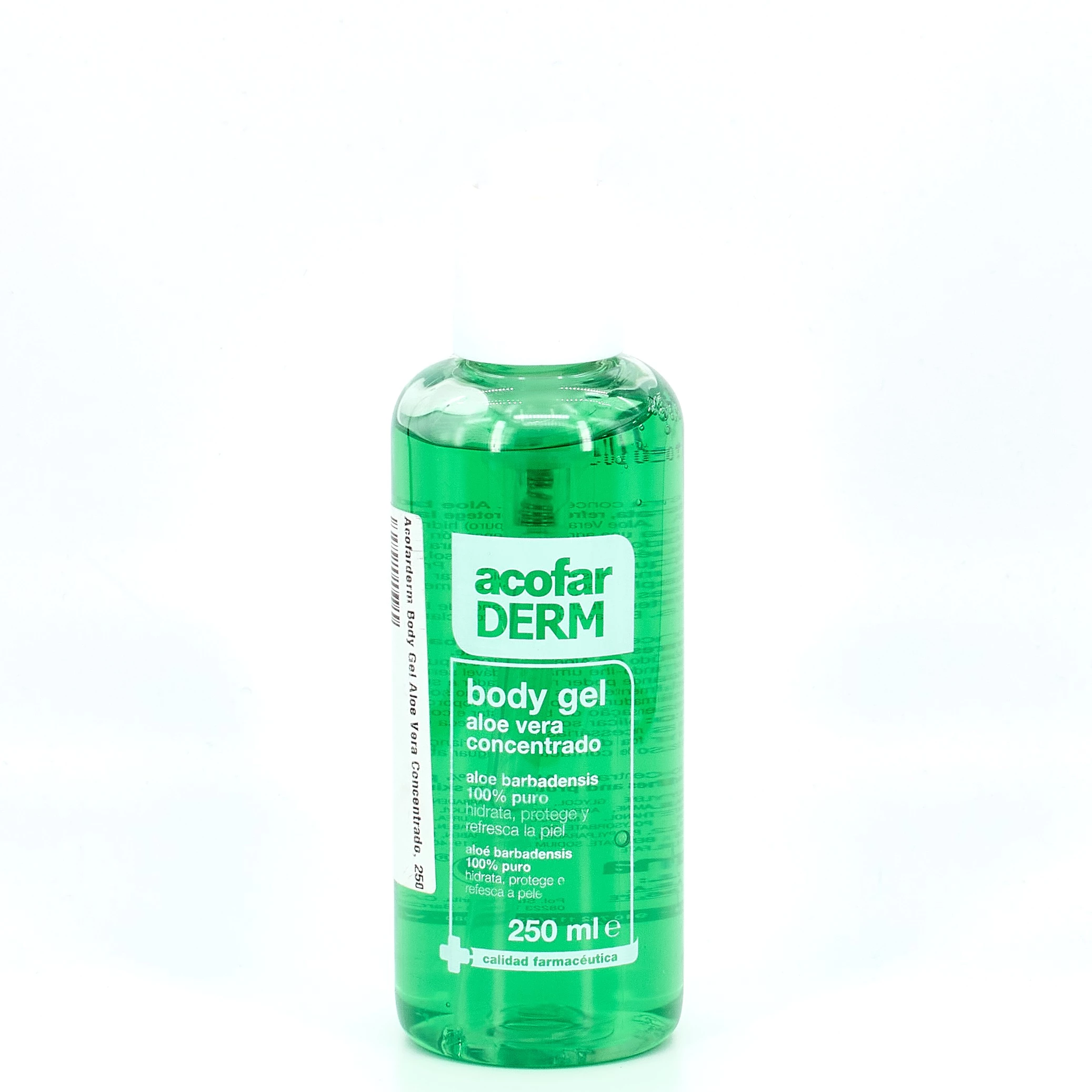 Acofarderm Body Gel Aloe Vera Concentrado, 250ml.