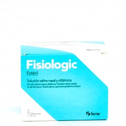 Fisiologic Solución salina nasal y oftálmica, suero 30 monodosis