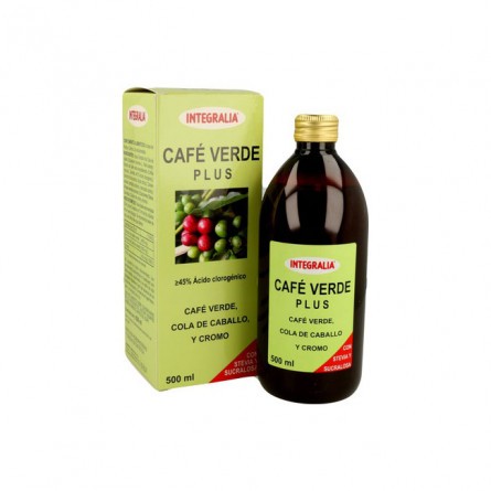 Integralia Café Verde Plus Jarabe, 500ml.