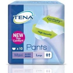 Tena Pants ABSORB INC ORINA MAXI. Talla Grande-10 Unidades