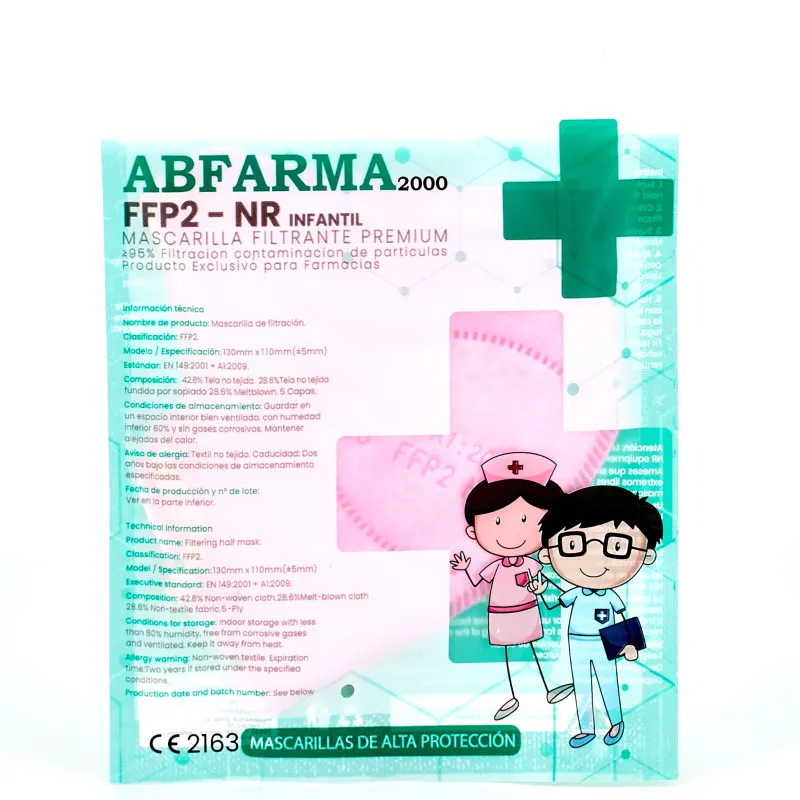 Mascarilla FFP2 Rosa, 1Ud. Mascarilla FFP2 Rosa, 1Ud.