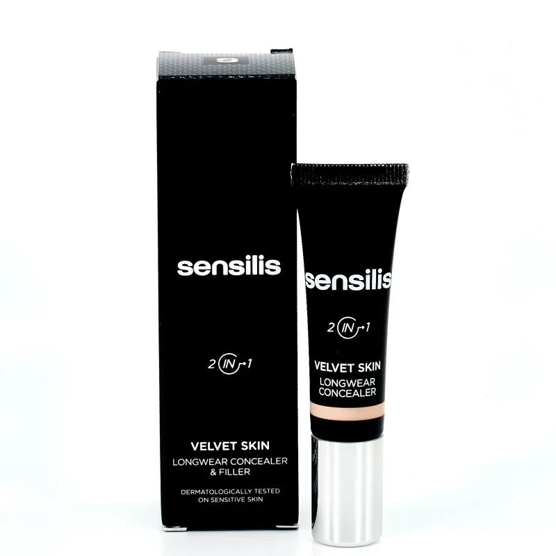 Sensilis Velvet Skin Concealer & Filler 01 Light, 7 ml. Sensilis Velvet Skin Concealer & Filler 01 Light, 7 ml.